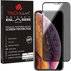 Apple iPhone 11 Pro Max Screen Protectors TechGear Anti Spy Screen Protector for iPhone 11 Pro Max, iPhone XS Max PRIVACY 3D GLASS Edition Genuine Tempered Glass Full Screen Protector