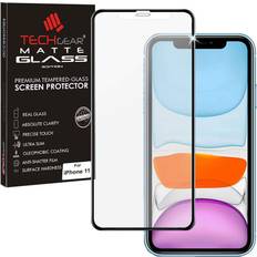 Apple iPhone 11 Screen Protectors TechGear Anti Glare Screen Protector for iPhone 11 MATTE 3D GLASS Edition Genuine Tempered Glass Full Screen Protector Guard