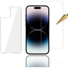 Screen Protectors IWill Tempered Glass Screen Protector for Apple iPhone 14 PRO MAX Front and Soft Back