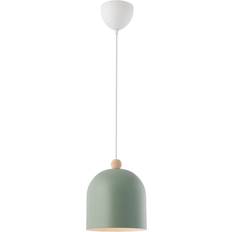 Gröna - Trä Pendellampor Nordlux Gaston Taklampa Dusty Green Pendellampa ∅ 20cm