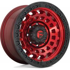 Fuel D632 Zephyr Candy Red Black Bead Ring 9X17