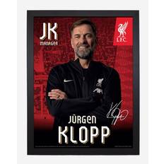Liverpool FC LFC 23/24 Klopp Print Framed Art