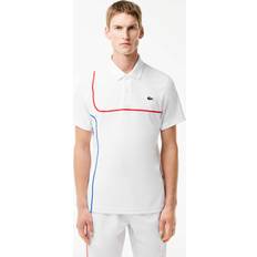 Lacoste Polyester Pikétröjor Lacoste Ultra-Dry Piquä Polo Shirt - White