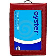 Hibate Hibate Genuine Leather Oyster Card Holder Bus Travel Pass Holders