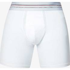 Spanx Men's Underwear Spanx Mens White Sculpt Mid-rise Regular-fit Stretch-cotton Boxers