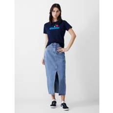 Clothing French Connection Denim Midi Skirt Vintage Blue