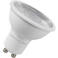 Crompton Crompton Lamps LED GU10 Spotlight 5W Dimmable Thermal Plastic 2700K Warm White 38° Clear 50W Eqv