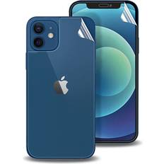 Screen Protectors IWill Soft PET Film Screen Protector Guard for Apple iPhone 12 Front and Back