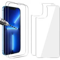 Screen Protectors IWill iPhone 13 2pcs Tempered Glass Screen Protector for Apple iPhone 13 Pro Max Mini Front and Back