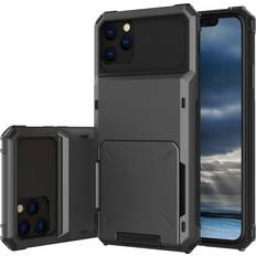 iPhone 11 Pro Stöttåligt Skal med Kortfack Void
