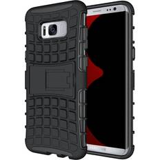 A-One Brand Rugged Mobilskal Samsung Galaxy S8 Plus Svart TheMobileStore Galaxy S8 Plus tillbehör