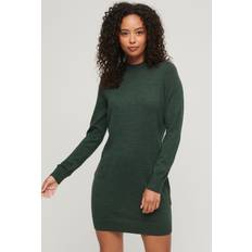 Merino Wool - Women Dresses Superdry Women's Long-Sleeved Merino Dress - Gris