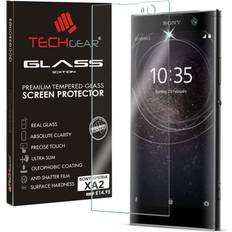 Screen Protectors TechGear Screen Protector for Xperia XA2 GLASS Edition Genuine Tempered Glass Screen Protector Compatible with Sony Xperia XA2