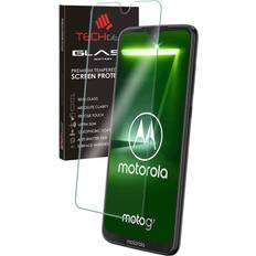 TechGear Moto G7 Screen Protector, GLASS Edition Genuine Tempered Glass Screen Protector Compatible with Motorola Moto G7