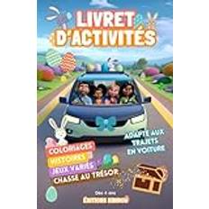 Livret d'activités multijeux en voiture spécial pâques pour enfant dès 4 ans, Format Poche, pour les vacances, voyages, trajet,maison, occupation, On arrive quand Cahier d'activités (Geheftet)