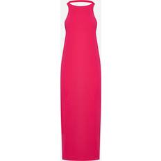 Burberry Damen Kleider Burberry Acmea long halter dress fuchsia