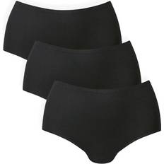 Microfiber Trosor Anita 3-pack Essentials High Waisted Briefs Black