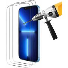 Apple iPhone 14 Plus Screen Protectors IWill 3 Pack 9H Tempered Glass Screen Protector Guard for Apple iPhone 14 PLUS Front