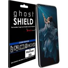 Screen Protectors TechGear Screen Protector for Honor 20 and Huawei Nova 5T [ghostSHIELD Edition] Genuine Reinforced TPU film Screen Protector with FULL Screen