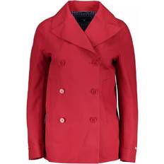 Gant Dame Overtøj Gant Pink Cotton Jackets & Coat No Color