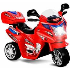 Costway 3 Wheel Kids 6V Battery Powered Electric Motorcycle Red