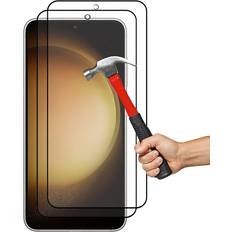 Screen Protectors IWill 2pcs Tempered Glass Screen Protector Phone Guard for Samsung Galaxy S23 Front