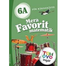 Mera favorit matematik elevpaket Mera Favorit matematik 6A för räknehäfte Elevpaket Tryckt Digitalt 36 mån