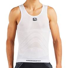 Elastane/Lycra/Spandex Base Layers Giordana Ultralight Knitted Tank Baselayer Men's White