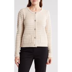 Natural - Women Cardigans Nanette Lepore Cable Knit Cardigan