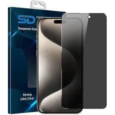 ESR iPhone 15 Pro Max Tempered-Glass Privacy Screen Protector Set
