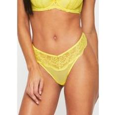 Yellow Knickers Ann Summers Sexy Lace Planet Thong, 18, Yellow