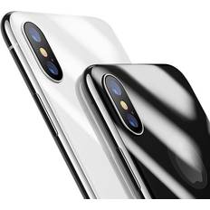 Baseus Baseus 4D Arc Edge 0.3mm 9H Back Tempered Glass Film for iPhone X