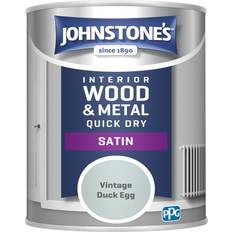 Paint Johnstone's Johnstones Quick Dry Satin Standard Colours Vintage Duck Egg 0.75L