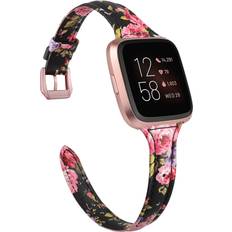 Toyouths Leather Strap Fitbit Versa/Versa 2 Lite