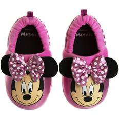 Disney Minnie Mouse Toddler Dual Sizes Minnie Mouse Slippers Pink 9-10