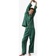 Linen Pyjamas Piglet in Bed Linen Blend Pyjama Trouser Set