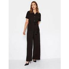 Long Jumpsuits & Overalls LTS Long Tall Sally Black Utility Jumpsuit, Black, 18, Women