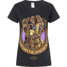 Marvel avengers infinity war thanos infinity gauntlet women's t-shirt Schwarz