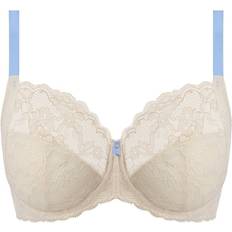 Non-Padded Bras Wacoal Freya Offbeat Balcony Bra Ivory/Blue