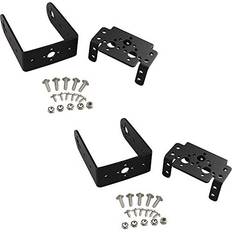 RC Toys Jopto 2 Set Servo Motor Bracket 2 DOF Short Pan and Tilt Servos Bracket Sensor Mount Kit Compatible with MG995 MultiFunction Servo Motor Bracket UShaped