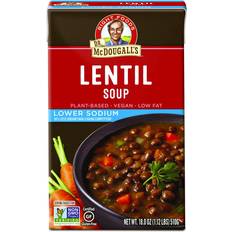 USDA Organic Ready Meals Dr. McDougall's Organic Lower Sodium French Lentil Soup 18oz 6