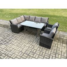 Garden & Outdoor Furniture Fimous 8 Garden Corner Outdoor Lounge Set