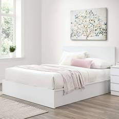 White Frame Beds Birlea Double Ottoman Oslo Frame Bed