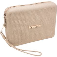 Beauty Case Havaianas Pochette Necessaire Da Spiaggia Glitter Oro -