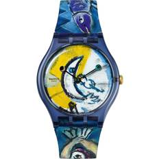 Swatch Klockor på rea Swatch Chagalls Blue Circus X Tate Gallery