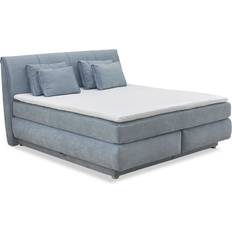 160cm Continentaal Bedden uitverkoop Jockenhöfer Carla, hellblau, 160 Boxspringbett