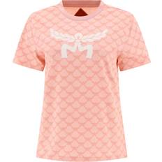 MCM Women’s Lauretos Print T-shirt - Pink/Silver Pink