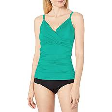 Calvin Klein Tankinis Calvin Klein Women's Standard Tankini Swimsuit with Adjustable Straps and Tummy Control, Jungle