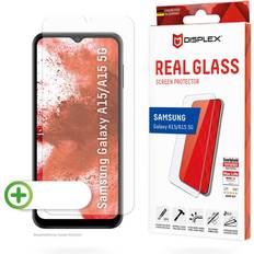 Bildschirmschutz Displex Real Glass, 2D Panzerglas 1 Stück, Galaxy A15 Smartphone Schutzfolie