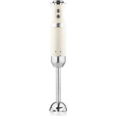 White Hand Blenders Westinghouse Retro Hand Blender 600W Cream